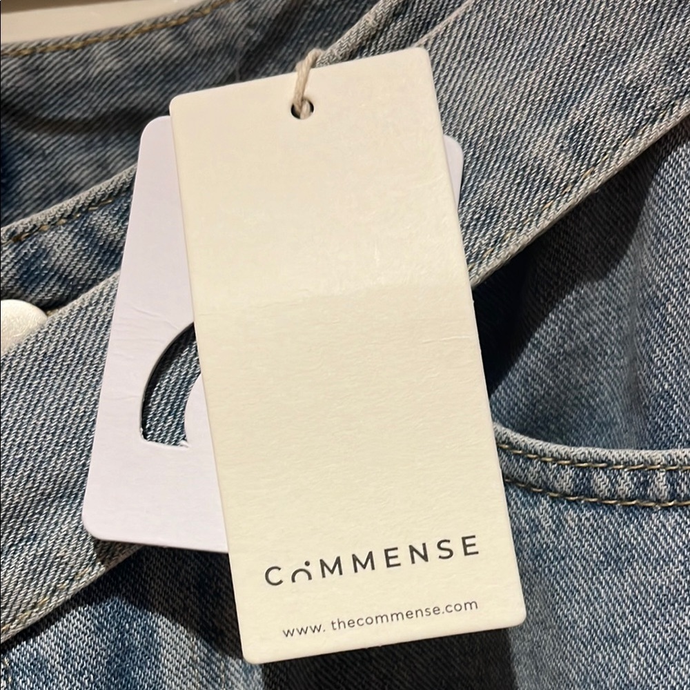 NWT Commense jeans with front strap and straight leg - Picture 2 of 4